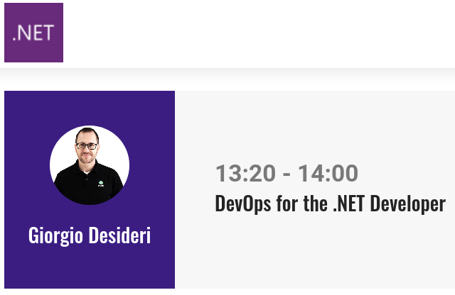 .Net Conference 2019 - DevOps